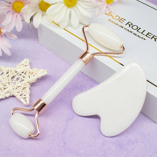 Gua Sha Quartz Rose Naturel – Outil de Massage Visage