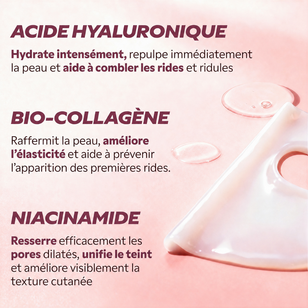 Masque Visage Bio-Collagène – Hydratant & Éclat
