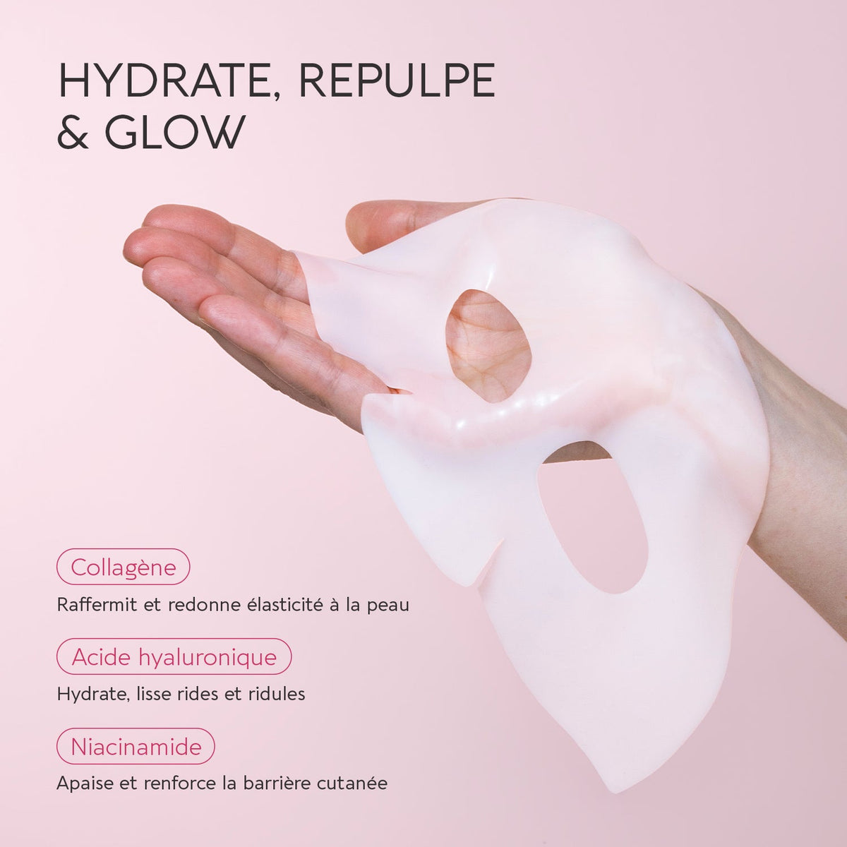 Masque Visage Bio-Collagène – Hydratant & Éclat