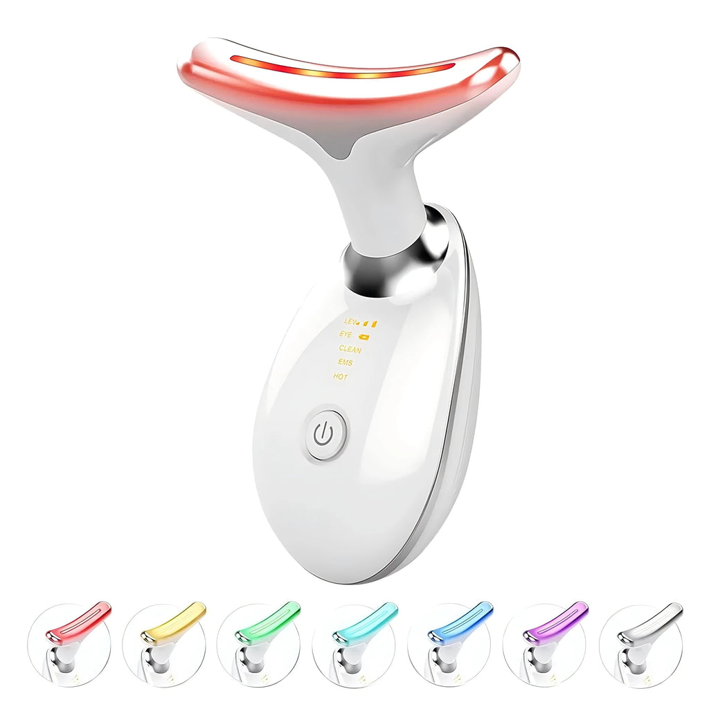 Appareil Sculpteur Visage & Cou LED – Soin Anti-Âge